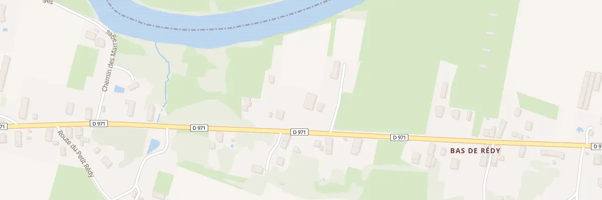 Plan du 375 Rue du Bas de Rédy à Sornay