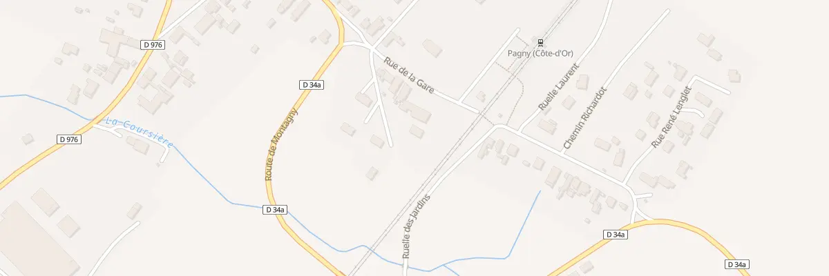 Plan du 6B Rue de la Gare à Pagny-le-Château