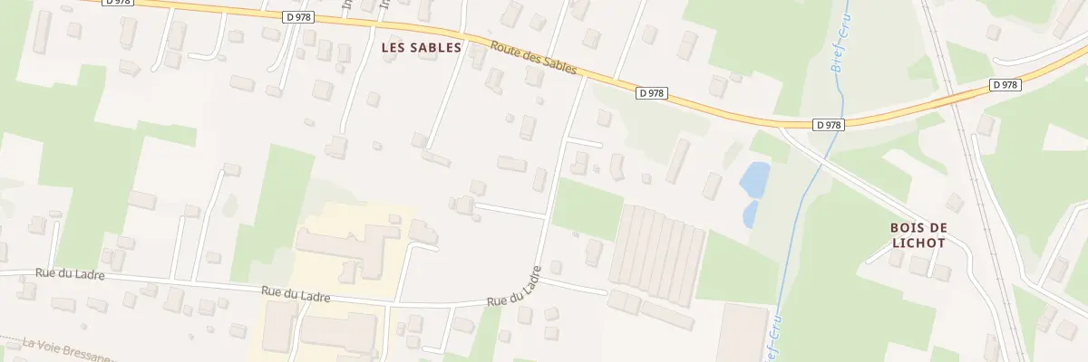 Plan du 1055 Rue du Ladre à Branges