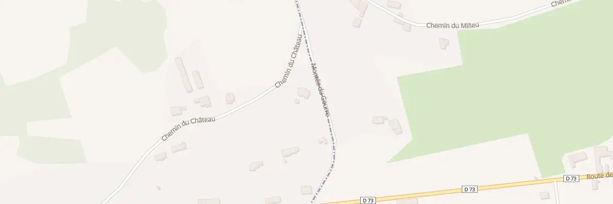 Plan du 434 Che du Château à Penol