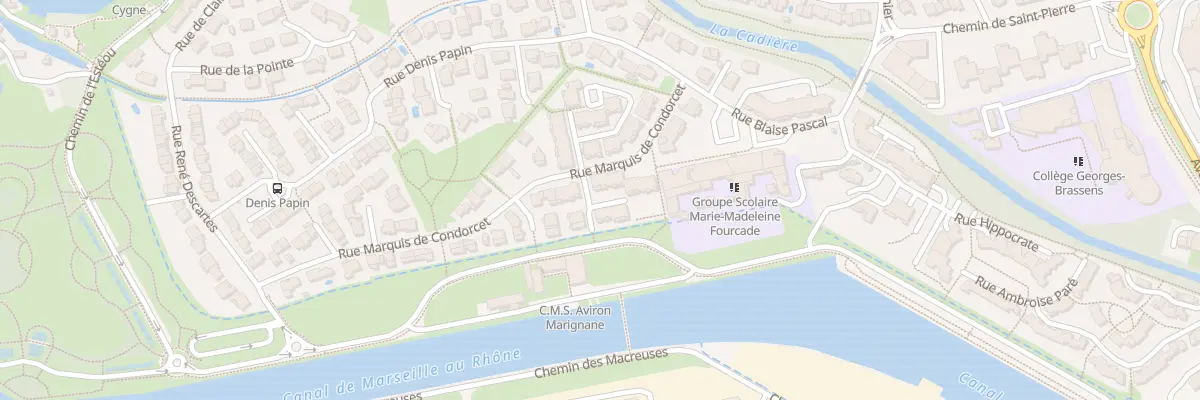 Plan du 9 Rue du Marquis de Condorcet à Châteaurenard