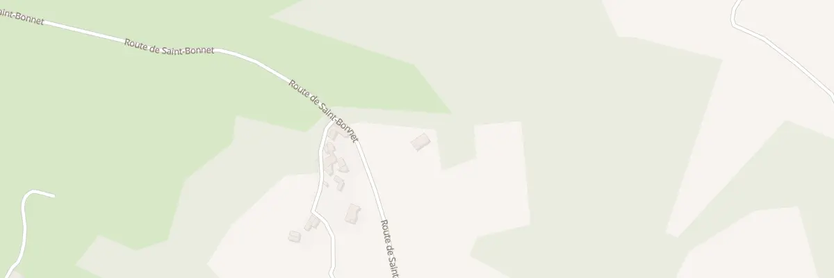 Plan du 585 Rte de Saint-Bonnet à Montagne