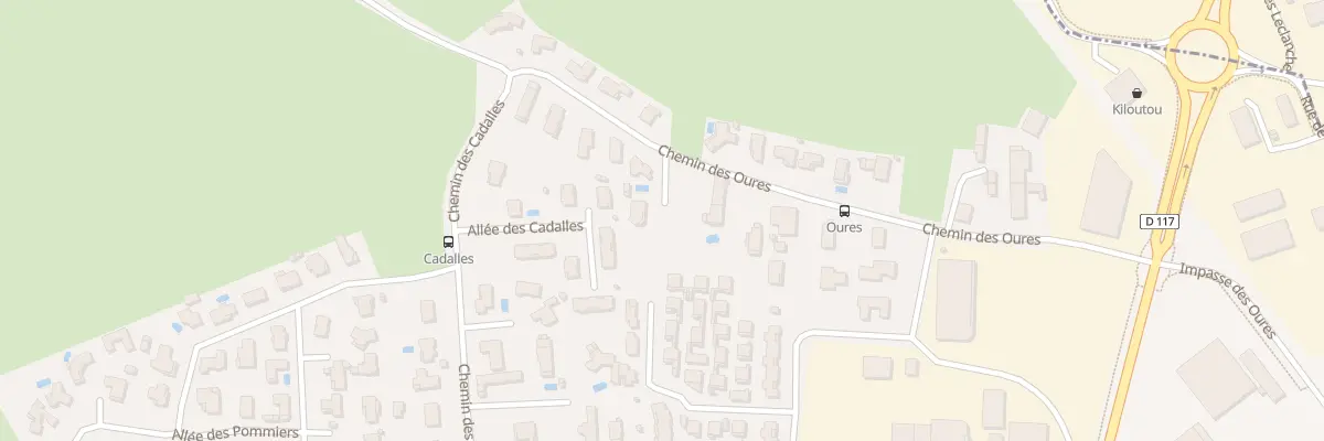 Plan du 367 Che des Oures à Saint-Denis-lès-Bourg