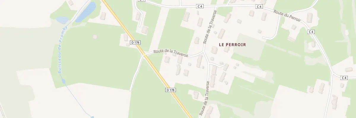 Plan du 3 Rte de la Traverse à Simard