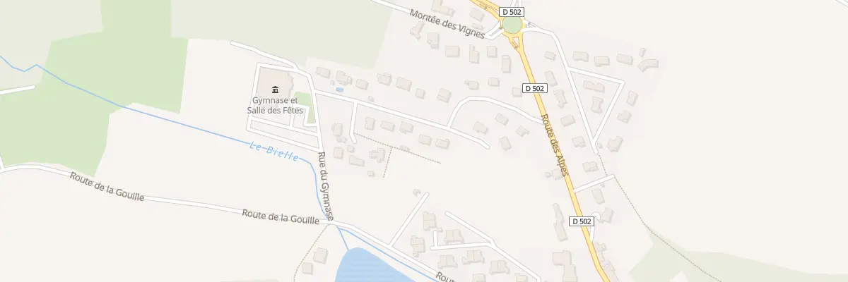 Plan du 25 Lot La Colline à Châtonnay