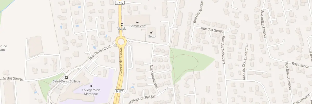 Plan du 9 All Léa Blain à Saint-Denis-lès-Bourg