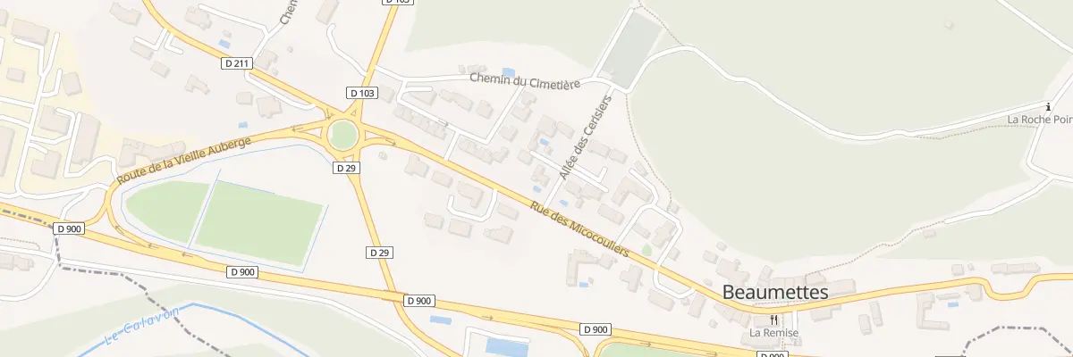 Plan du 5 All des Cerisiers à Beaumettes