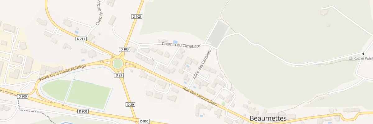 Plan du 6 All des Cerisiers à Beaumettes