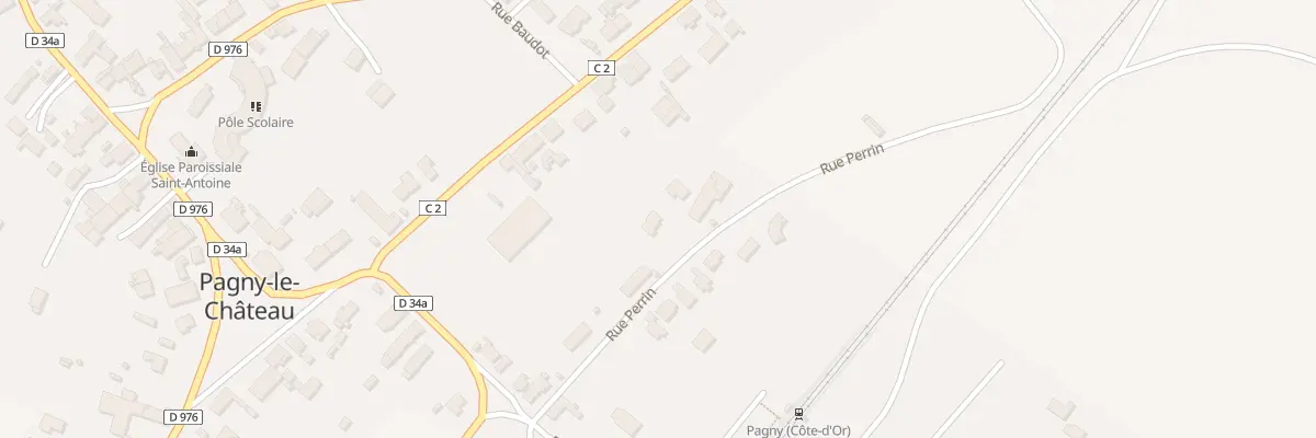 Plan du 9 Rue Perrin à Pagny-le-Château