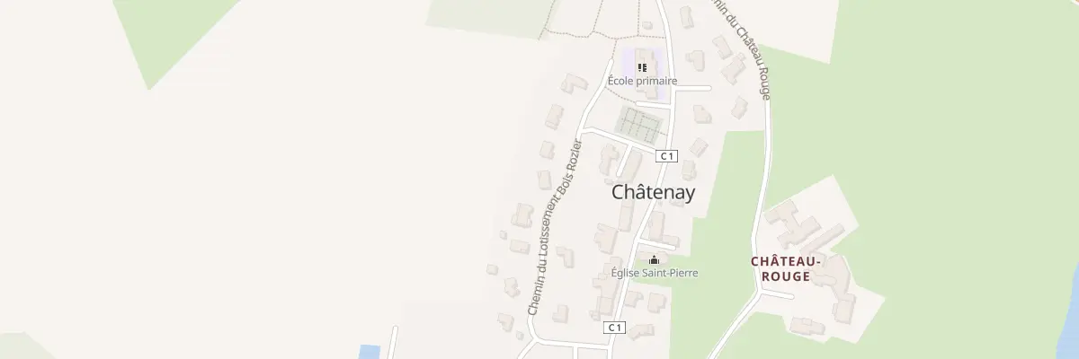 Plan du 4 Che du Lotissement Bois Rozier à Châtenay