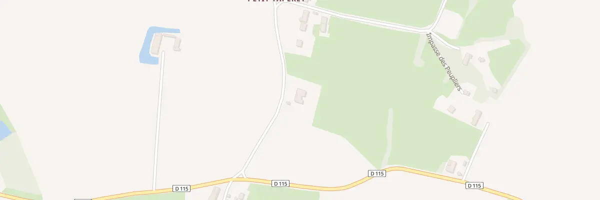 Plan du 13 Rue du Petit Taperey à Saint-Bonnet-en-Bresse