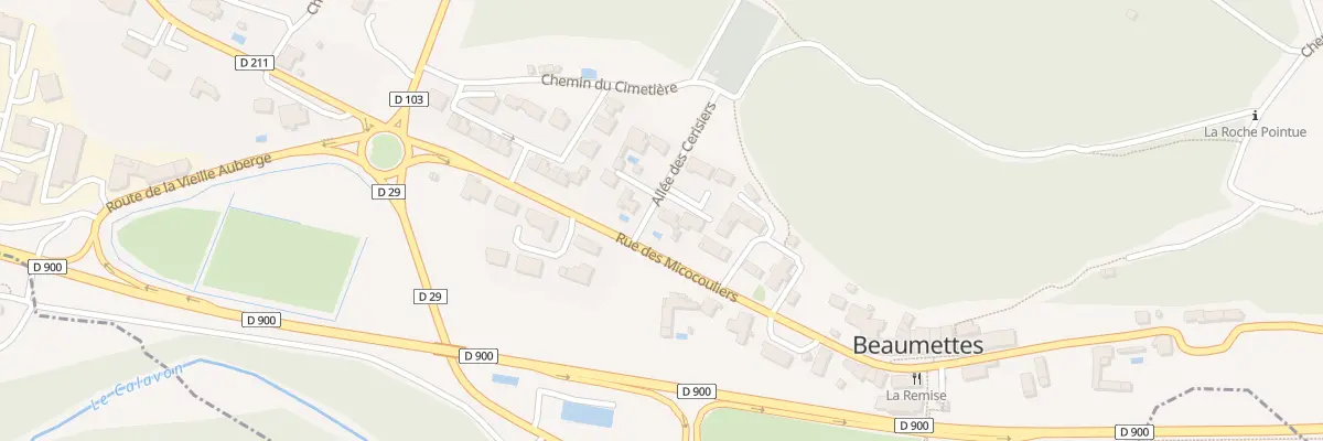 Plan du 1 All des Cerisiers à Beaumettes