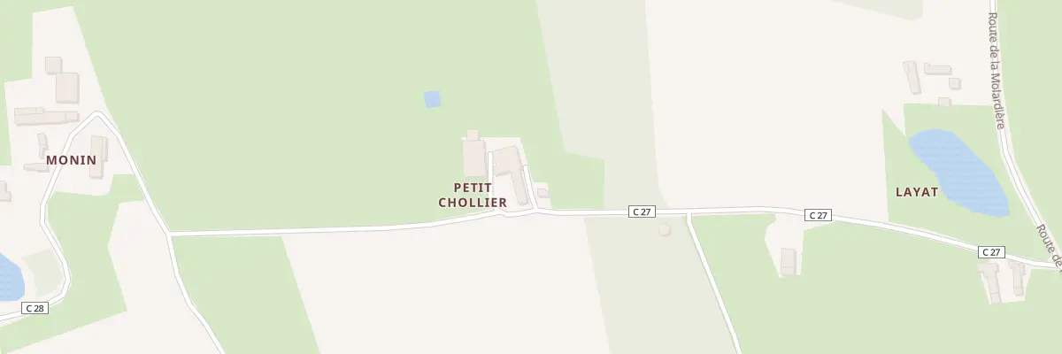 Plan du 510 Rue du Petit Chollier à Lent
