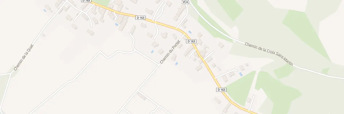 Plan du 59 Che du Portet à Frontonas