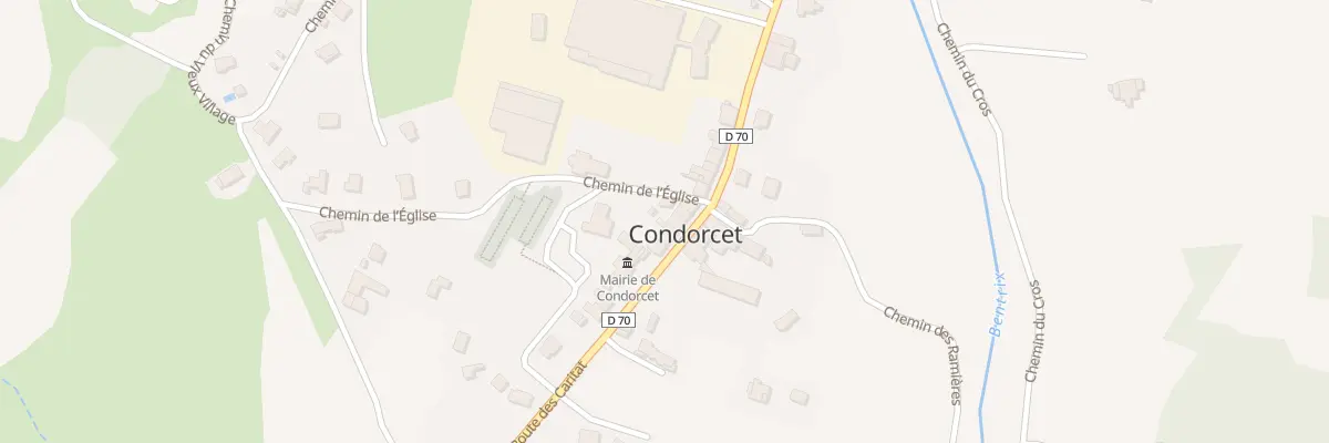Plan du 5047 La Begude à Condorcet