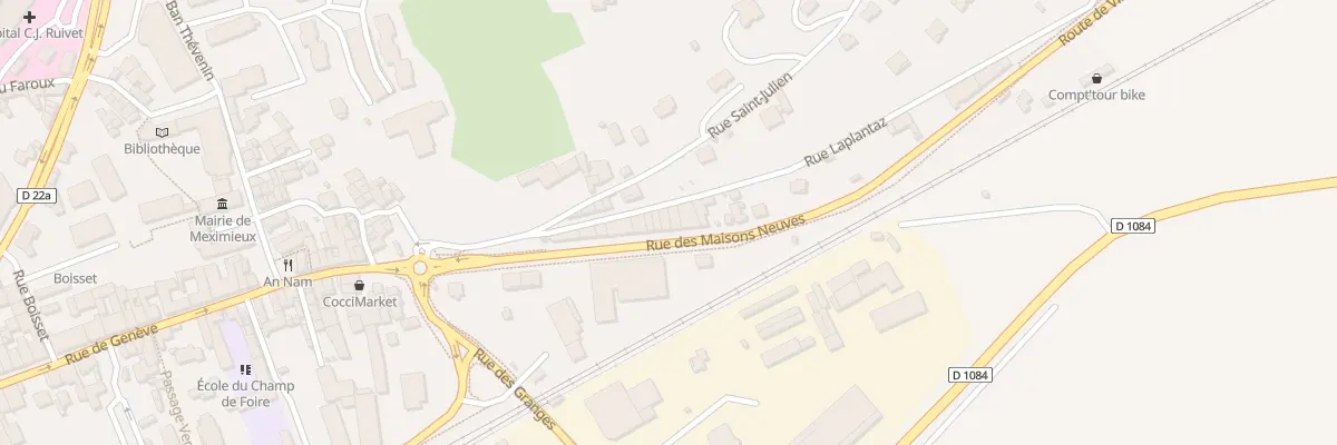Plan du 15 Rue des Maisons Neuves à Meximieux