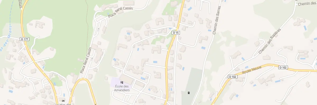 Plan du 383 Rte de Murs à Gordes