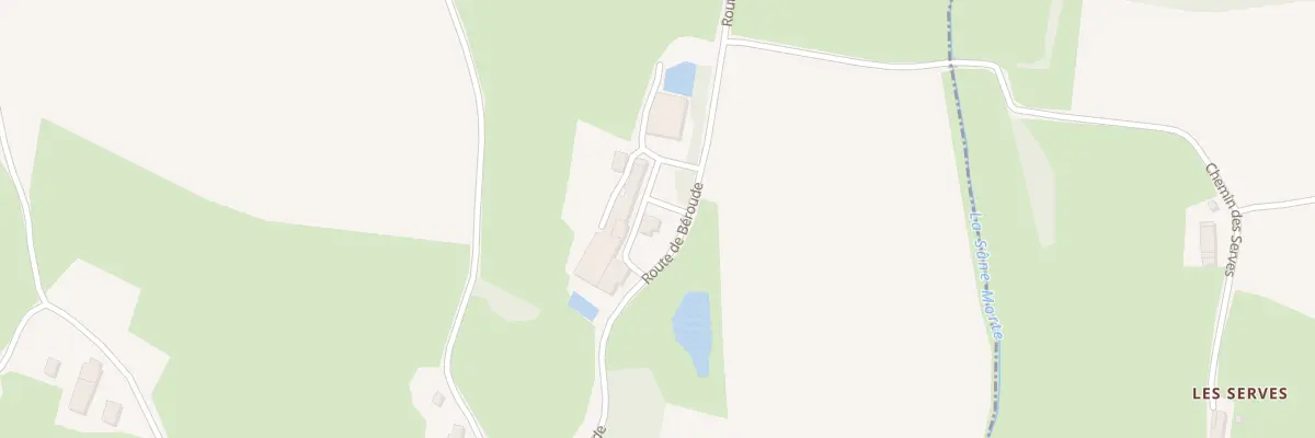 Plan du 684 Rte de Beroude à Saint-Nizier-le-Bouchoux