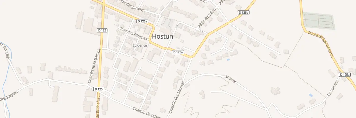 Plan du 6 Rue du Puits à Hostun