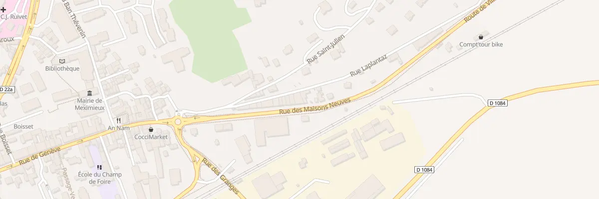 Plan du 19 Rue des Maisons Neuves à Meximieux