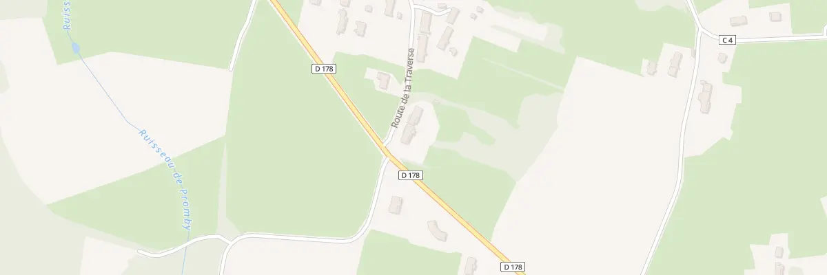 Plan du 2 Rte de la Traverse à Simard