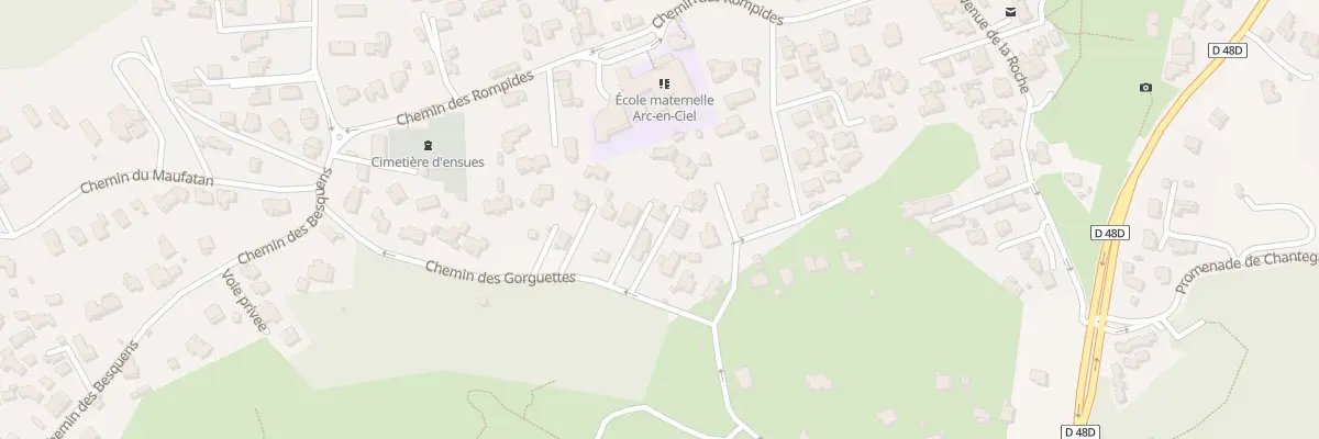 Plan du 261 Che des Gorguettes à Ensuès-la-Redonne