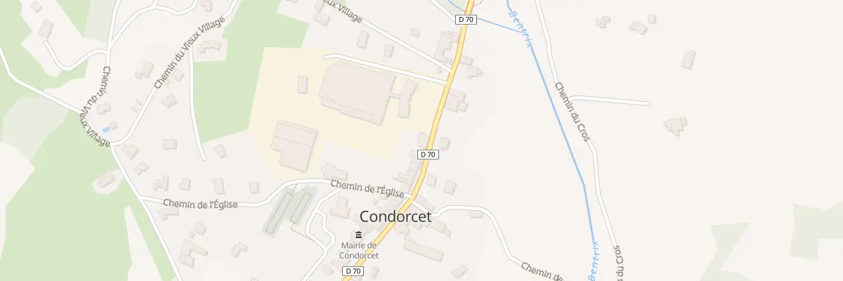 Plan du 5035 La Begude à Condorcet
