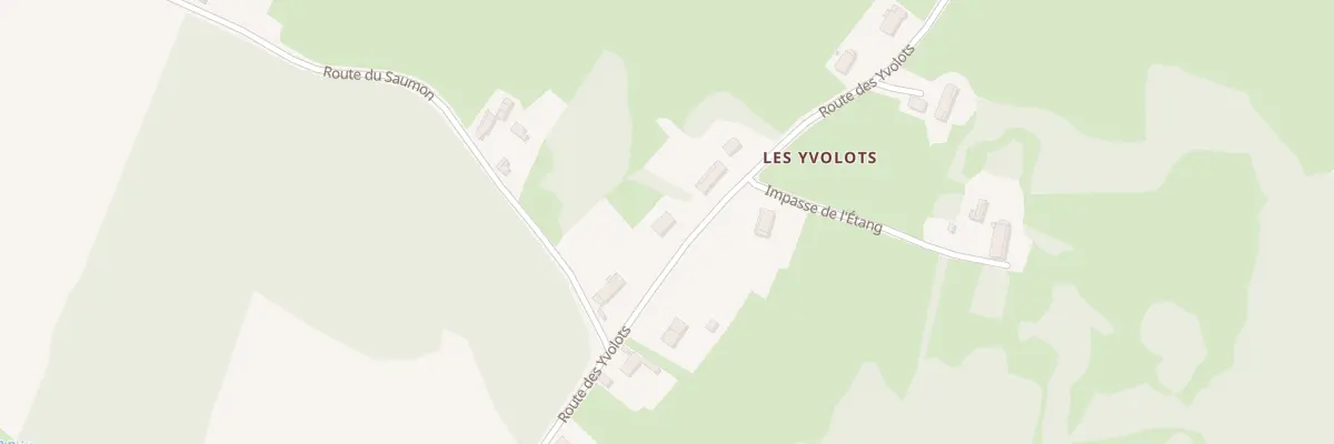 Plan du 10 Rte des Yvolots à Dampierre-en-Bresse