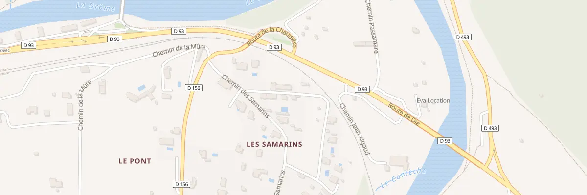Plan du 90 Imp Charles Baudouin à Saillans