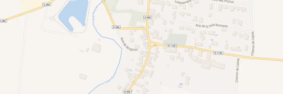 Plan du 44 Rte de Dijon à Beire-le-Châtel