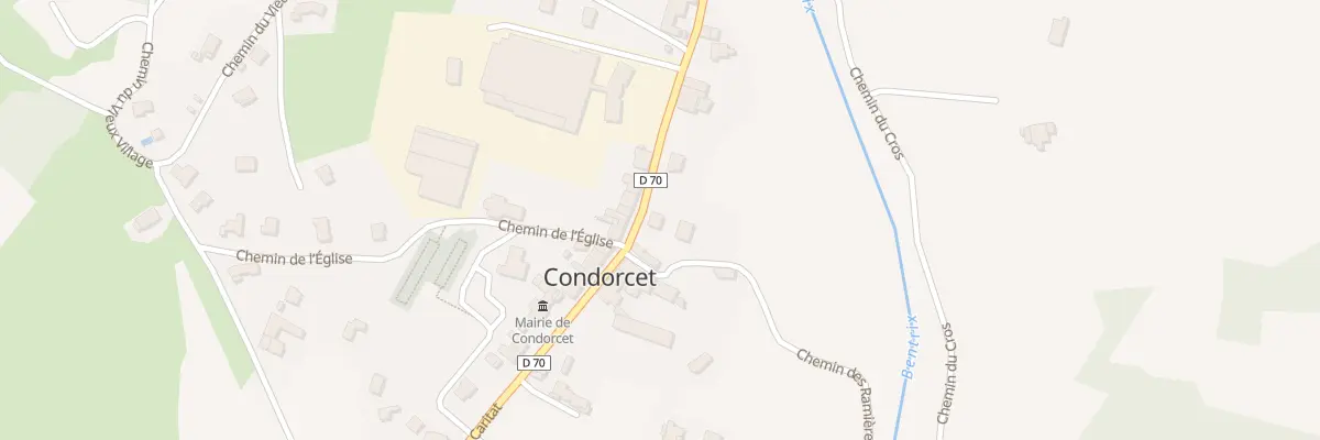 Plan du 5028 La Begude à Condorcet