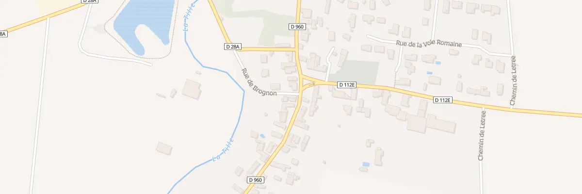 Plan du 1 Rue de Brognon à Beire-le-Châtel