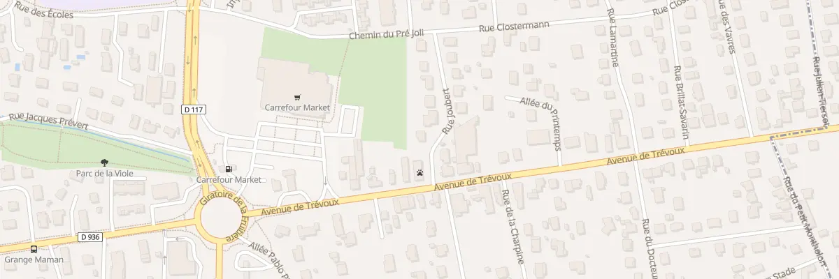 Plan du 59 Rue Joubert à Saint-Denis-lès-Bourg