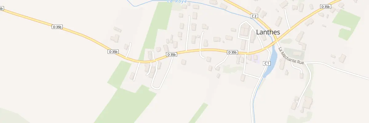 Plan du 11 Rte de Seurre à Lanthes