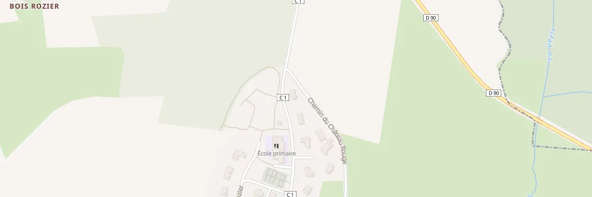 Plan du 1 Che du Village à Châtenay