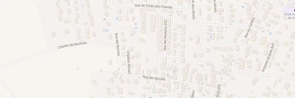 Plan du 148 Rue des Bleuets à Loyettes