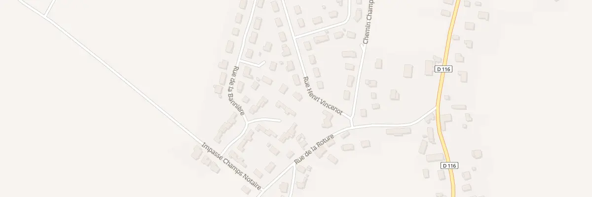 Plan du 14 Rue Henri Vincenot à Tart