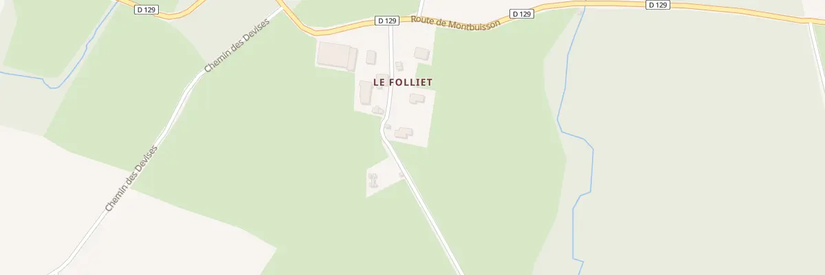 Plan du 111 Che de Folliet à Crans