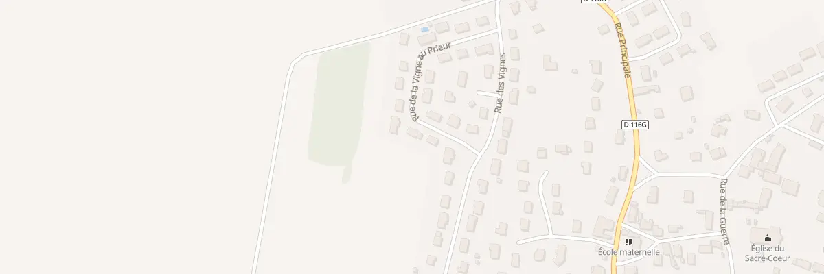 Plan du 3 Rue de la Vigne au Prieur à Tart