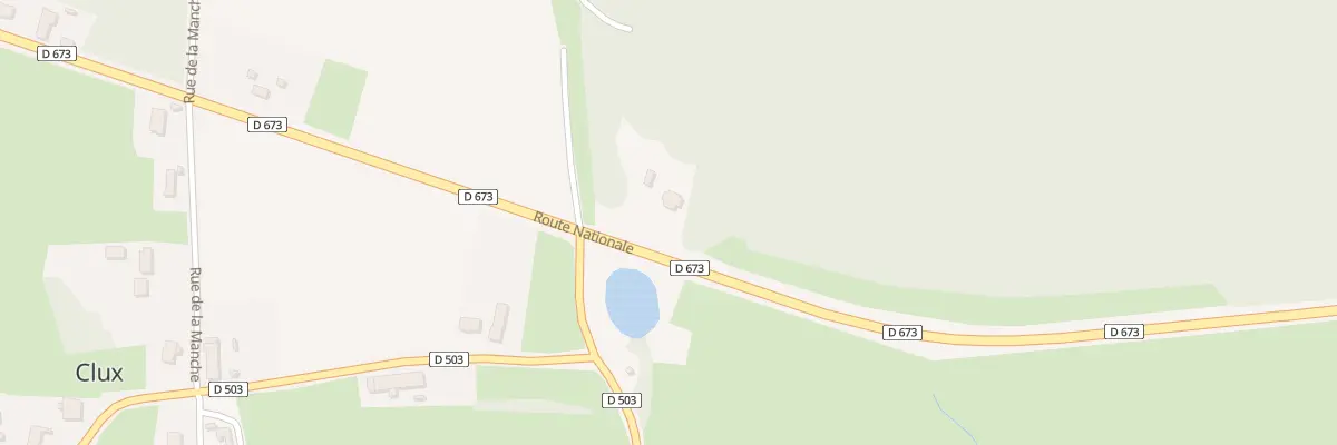 Plan du 21 Rte Nationale à Clux-Villeneuve