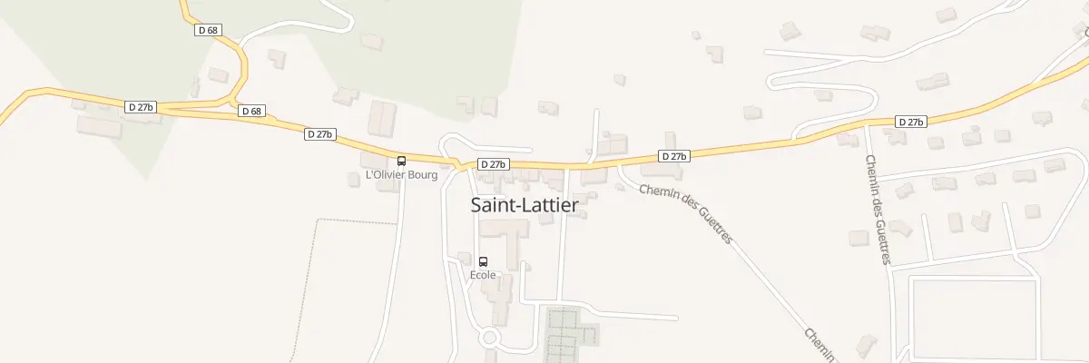 Plan du 1230 Rte de Saint Bonnet Chavagne à Saint-Lattier
