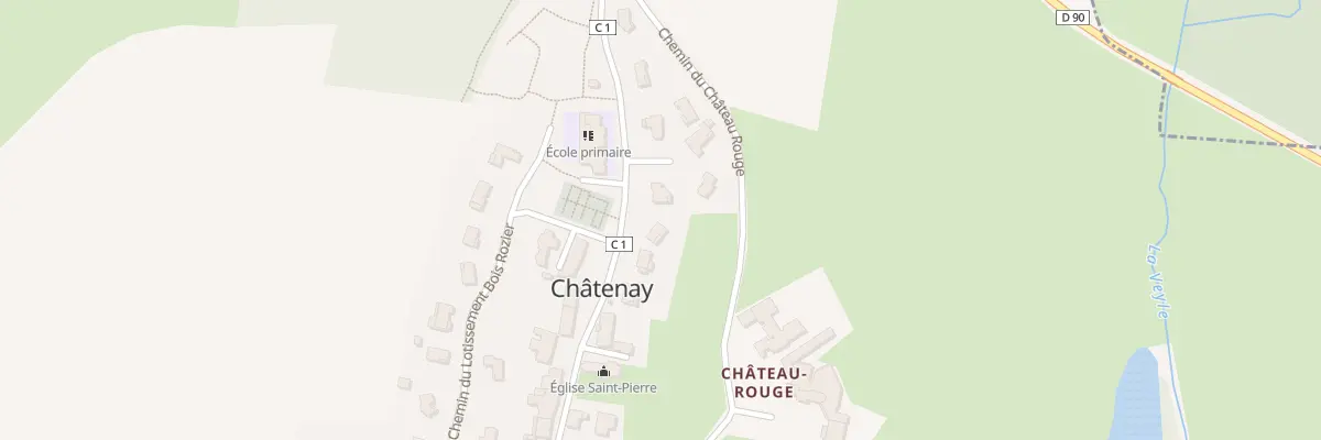 Plan du 17 Che du Village à Châtenay