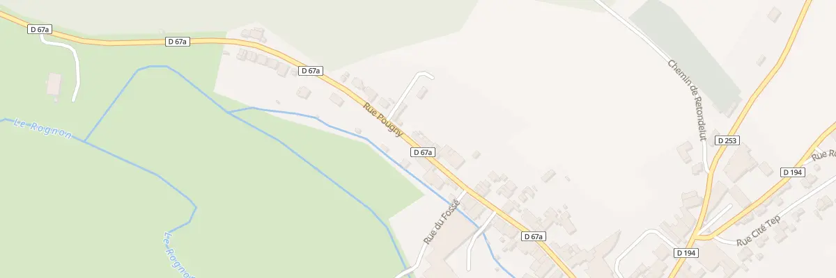 Plan du 36 Rue Pougny à Doulaincourt-Saucourt