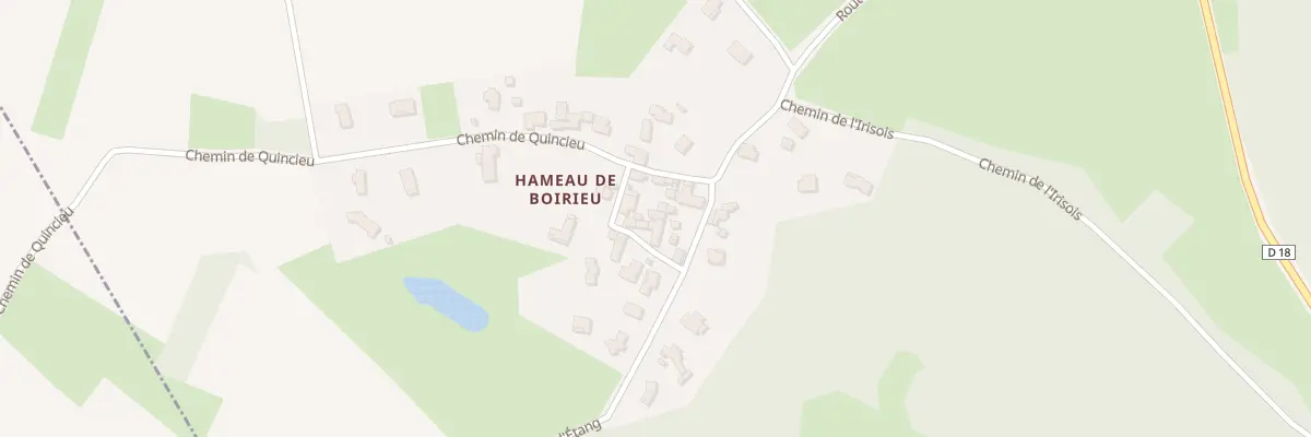 Plan du 49 Che de Quincieu à Chozeau