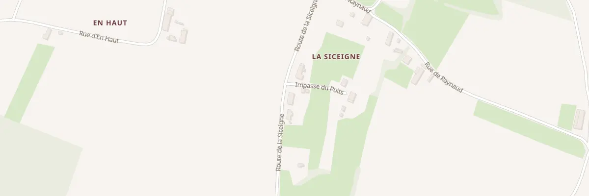 Plan du 6 Rte de la Siceigne à Dampierre-en-Bresse