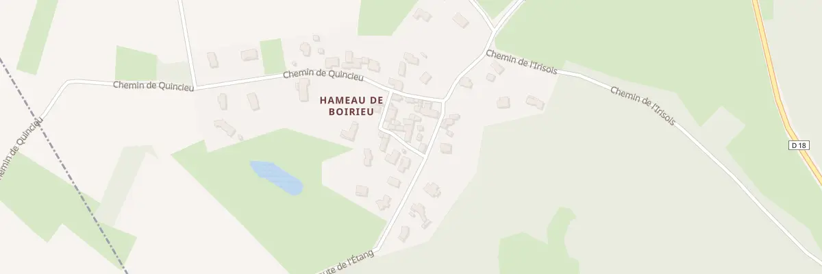 Plan du 26 Rue du Mont Boirieu à Chozeau