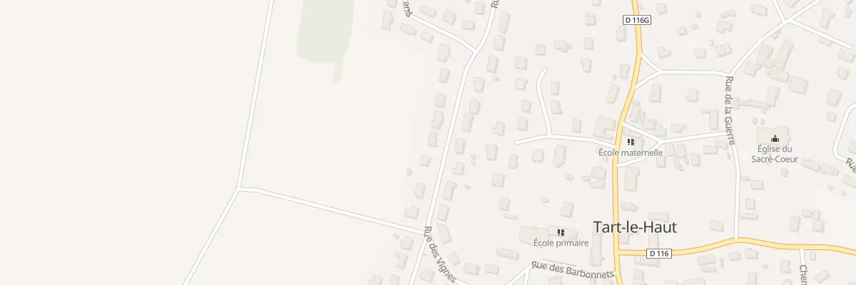 Plan du 17 Rue des Vignes à Tart