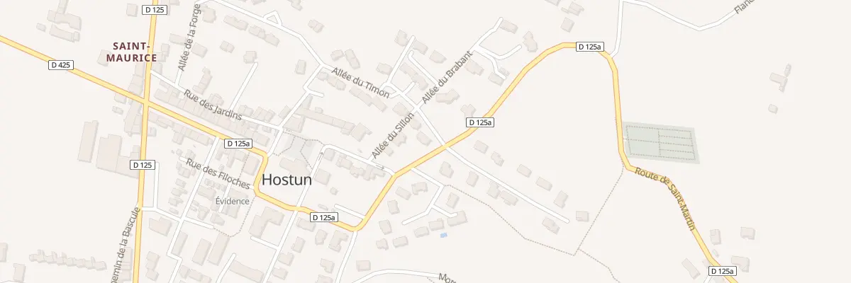 Plan du 1 All du Timon à Hostun