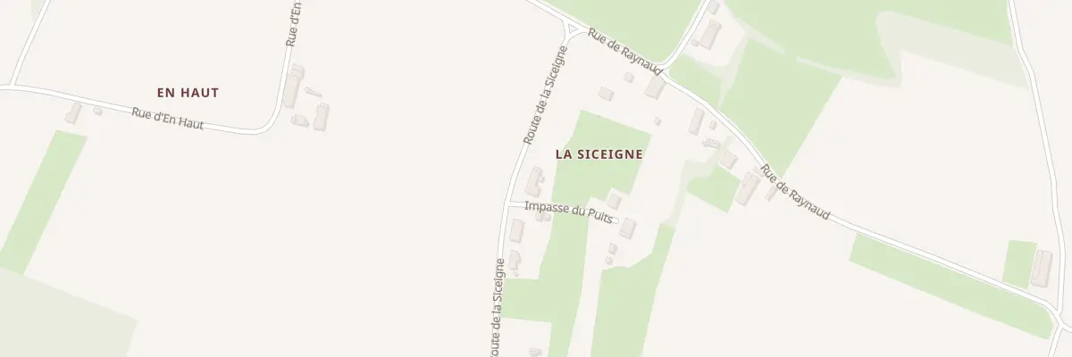 Plan du 8 Rte de la Siceigne à Dampierre-en-Bresse