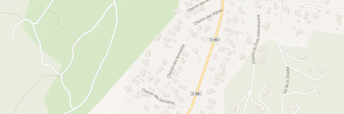 Plan du 335 Che des Romarins à Ensuès-la-Redonne